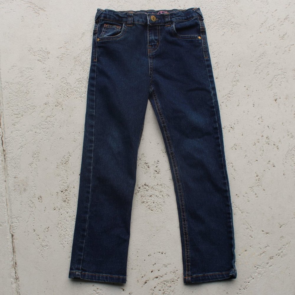 Girls Skinny Stretch Jeans Size 7-8 Yrs - Picture 1 of 4